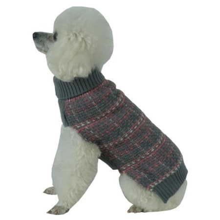 Vintage Symphony Static Fashion Knitted Dog Sweater; Extra Small
